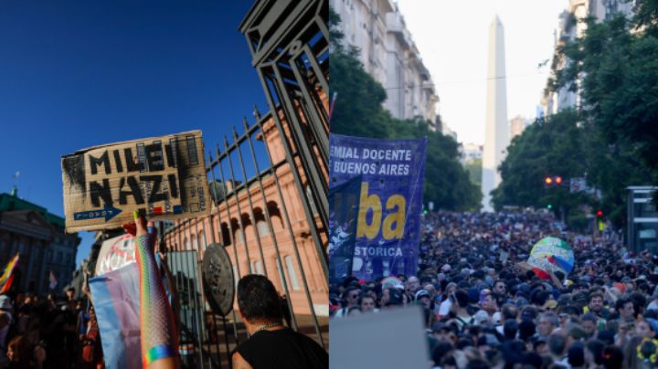 Arrancan protestas contra Milei en Argentina y otros países