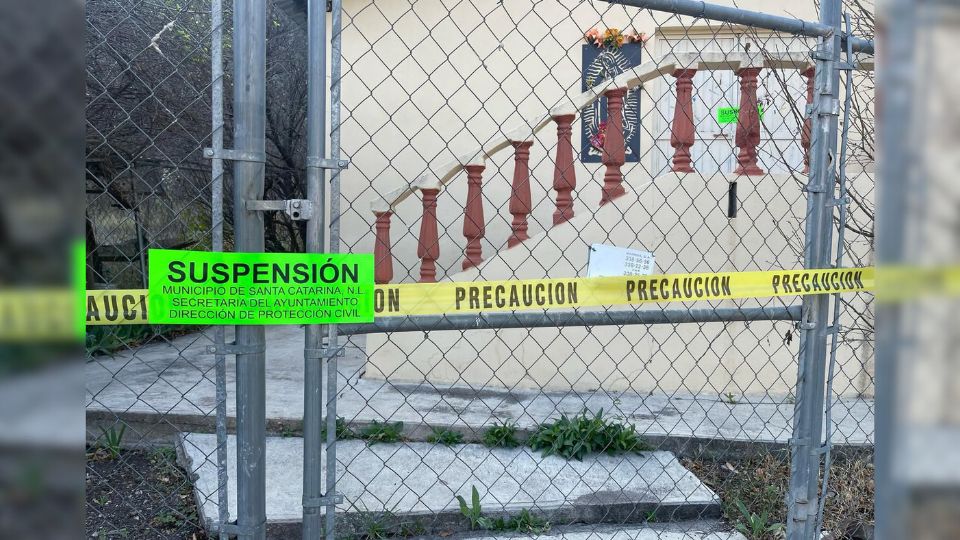 El Municipio de Santa Catarina, ha resguardado el acceso a la iglesia de la comunidad de San Antonio de la Osamenta, en la Sierra Alta.