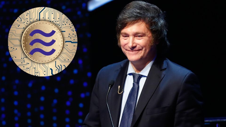 Milei promociona criptomoneda.
