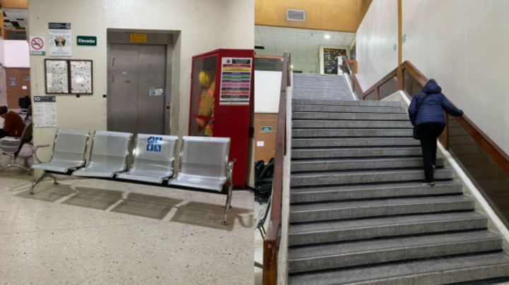 IMSS sigue sin reparar elevador de la Clínica 37; pacientes sufren las consecuencias