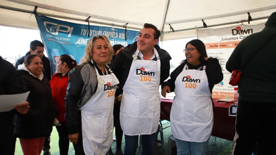 Manuel Guerra Cavazos, realizó la Segunda Macro Feria de Empleo en García.