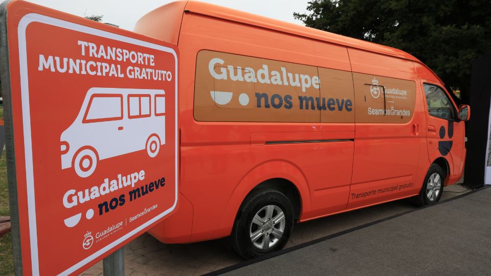 Más de 600 personas aprovechan el transporte gratuito de Guadalupe.

