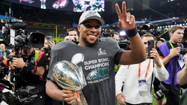 Super Bowl LIX: Festeja Saquon Barkley su cumpleaños como campeón y con récord