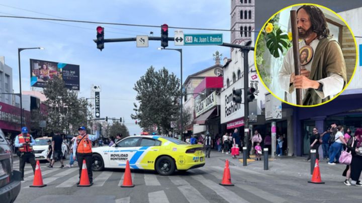 Programan cierres viales en Monterrey por visita de reliquias de San Judas Tadeo