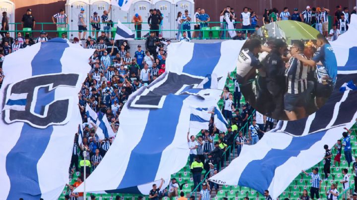 Aficionados de Rayados se pelean tras eliminación en Concachampions
