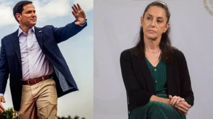 Marco Rubio reconoce a Claudia Sheinbaum por combate a cárteles
