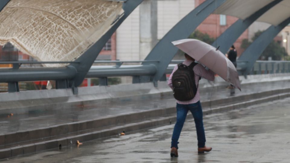Lluvia en Nuevo León.