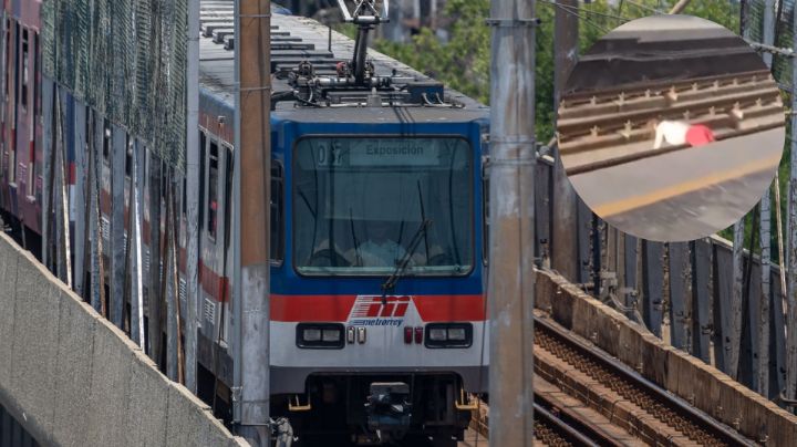 Mujer cae a las vías del Metro de Monterrey; se salva de ser arrollada