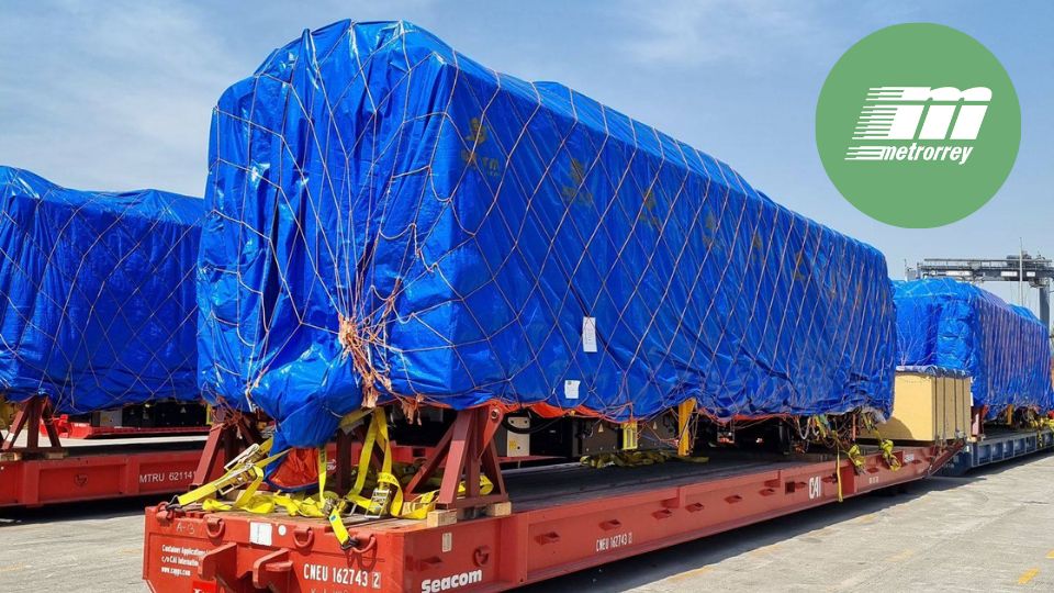 Nuevos vagones del Metro de Monterrey ya están en México | Facebook / Metrorrey