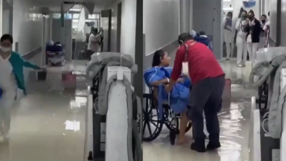 Los pacientes tuvieron que ser llevados a otras áreas menos afectadas.