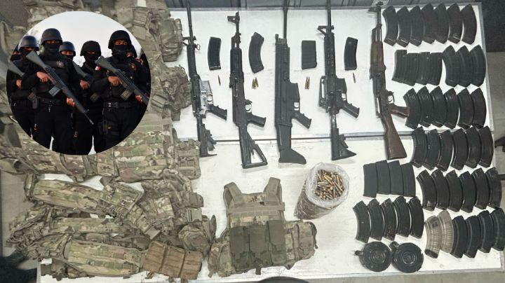 Fuerza Civil decomisa armamento tras enfrentamiento en Villaldama