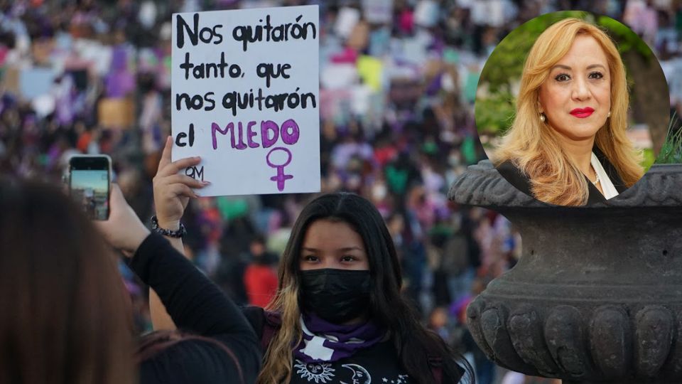 Marcha por 8M en Monterrey