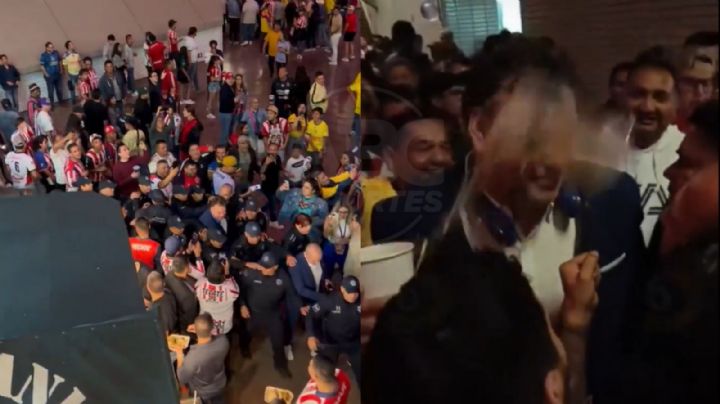 Aficionado agrede a David Faitelson después del Chivas vs América