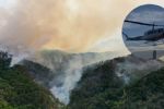 Surge incendio forestal en la Sierra de Santiago