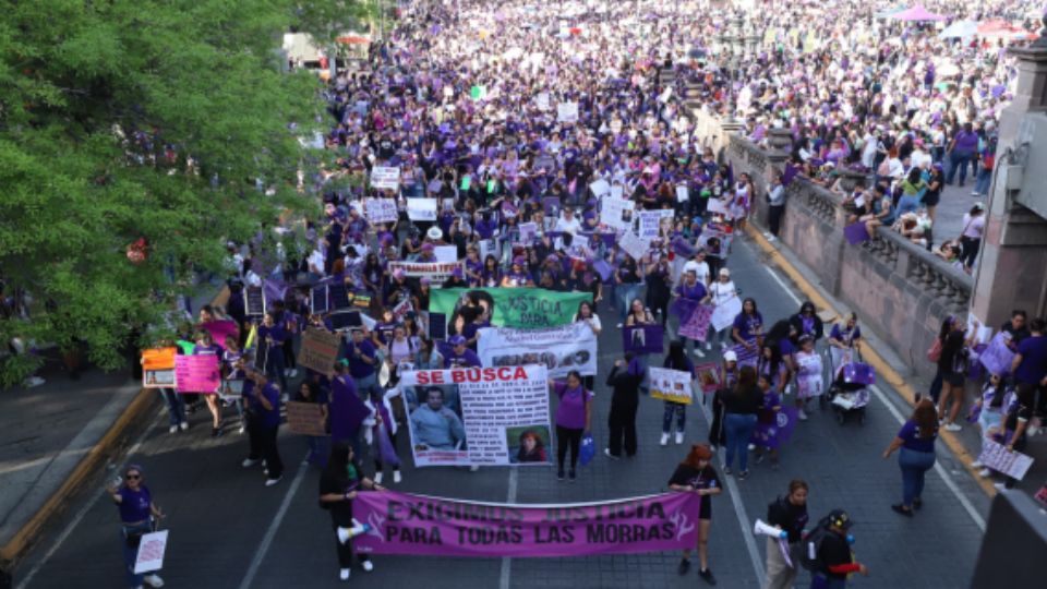 Marcha del 8M, Día Internacional de la Mujer.