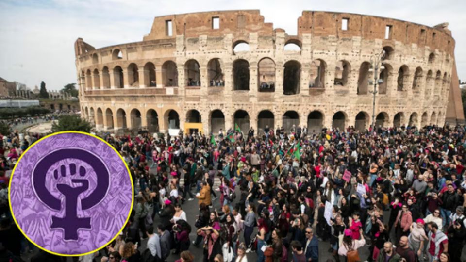 Unas 20 mil personas se manifestaron este sábado por el Día Internacional de la Mujer en las principales ciudades de Italia y cuestionaron al gobierno de la ultraderechista Giorgia Meloni.