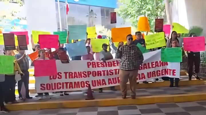 Familiares exigen liberación de transportistas detenidos por Fuerza Civil en Galeana
