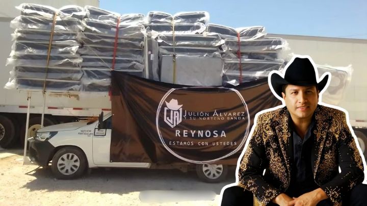 Julión Álvarez envía estufas y colchones a afectados por inundaciones en Reynosa