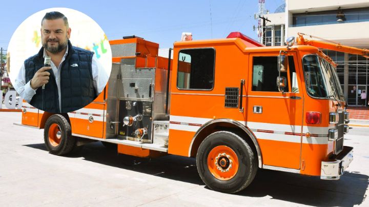 Recibe Cadereyta camión de bomberos previo a Operativo de Semana Santa