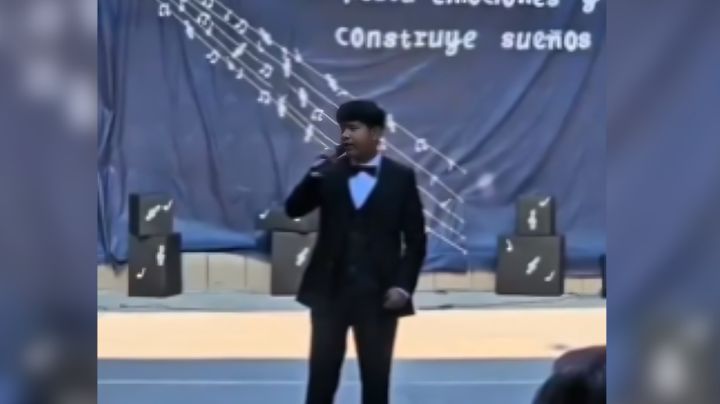 Yuawi sorprende al interpretar 'El Triste' de José José en festival escolar