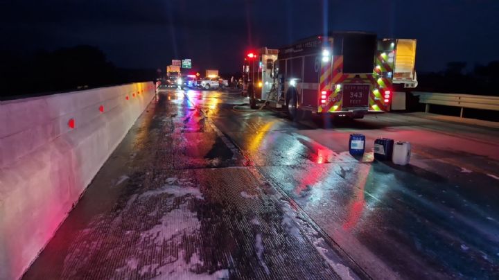 Accidente vehicular en la carretera Allende–Cadereyta deja 5 lesionados