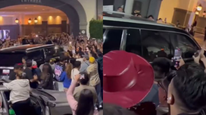 Video: Fans invaden camioneta de Lady Gaga a su llegada a hotel en CDMX