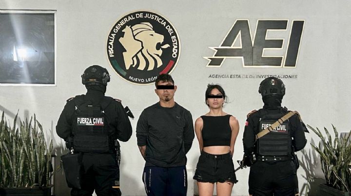 Cae pareja con más de 100 dosis de droga en Monterrey