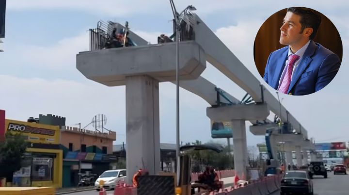 Samuel García supervisa avances en la Línea 6 del Metro