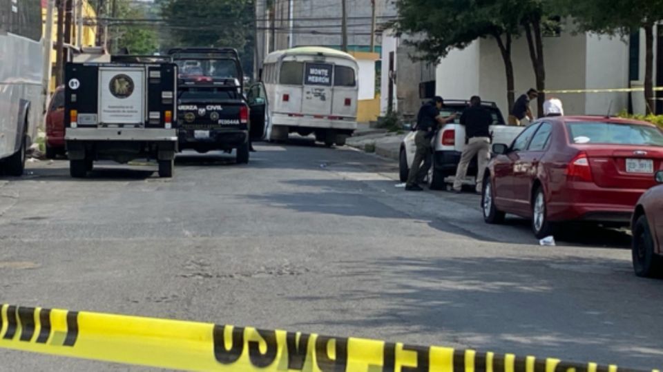 La zona fue acordonada por las autoridades.