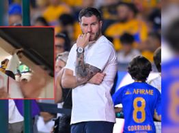 Así vivió Gignac el pase de Tigres desde un palco en el Volcán