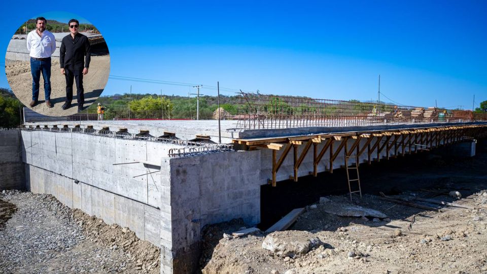 Samuel García supervisa avances de la carretera Interserrana.