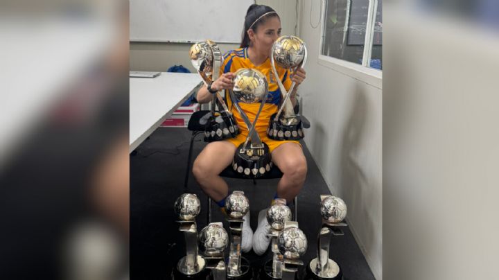 ¿Se despide la Maga? Jaqueline Ovalle presume sus títulos con Tigres Femenil