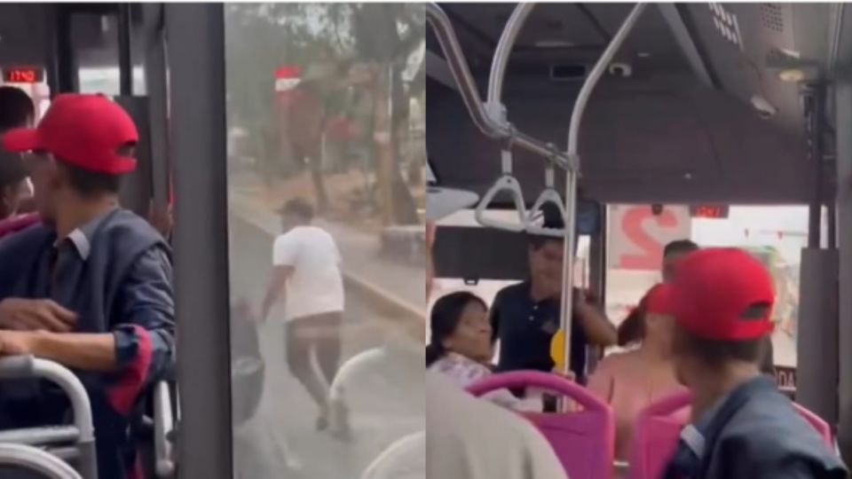 Hubo un momento en que el chofer buscó pelearse a golpes con alguno de los pasajeros.