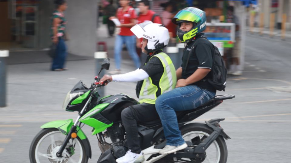 Uso de motocicletas.
