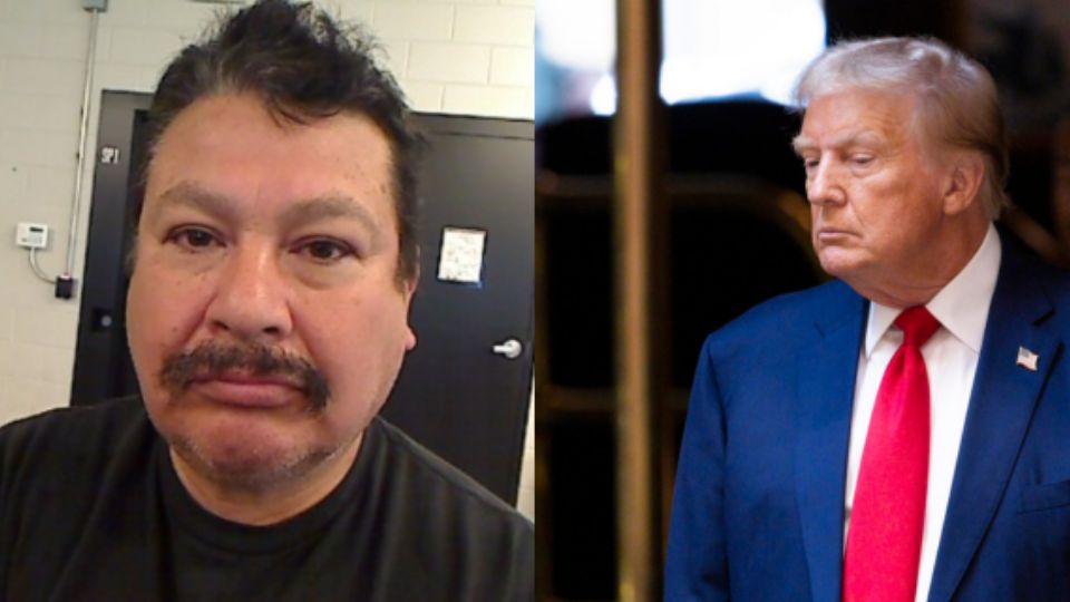 Ramón Morales Reyes y Donald Trump.