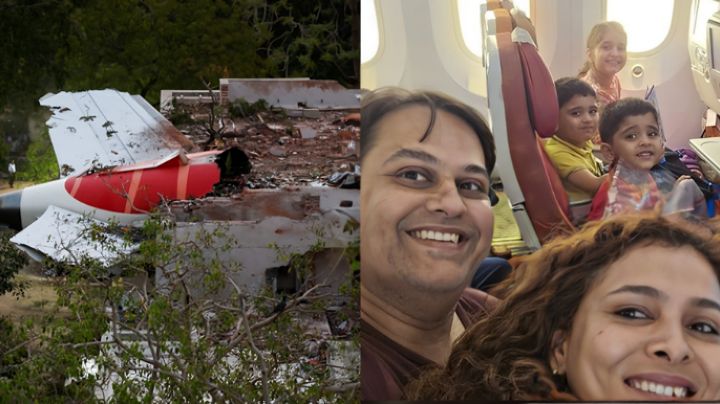 Así fue la última foto de una familia en India antes del trágico vuelo AI-171