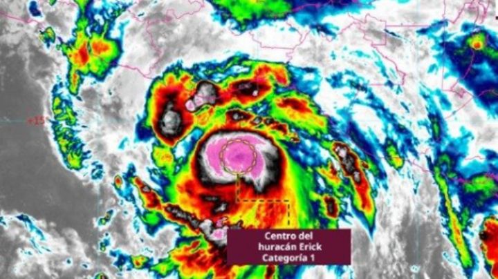 'Erick' se convierte en huracán categoría 1; advierten que alcanzaría categoría mayor