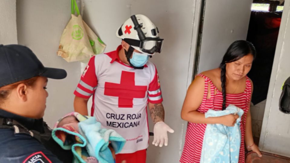 La mujer tenía 40 semanas de gestación.