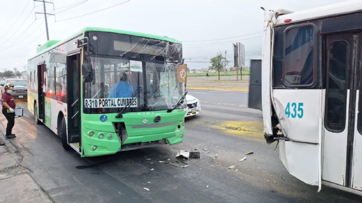Accidente entre camiones en Mitras Bicentenario deja cinco personas valoradas