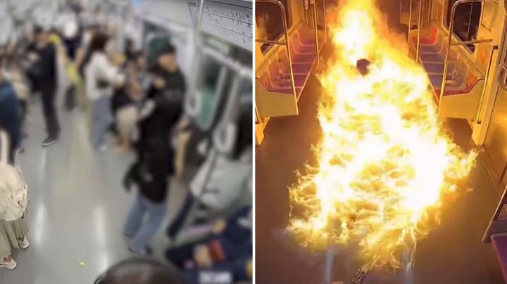 Hombre enfurece por divorcio y quema vagón del metro en Seúl