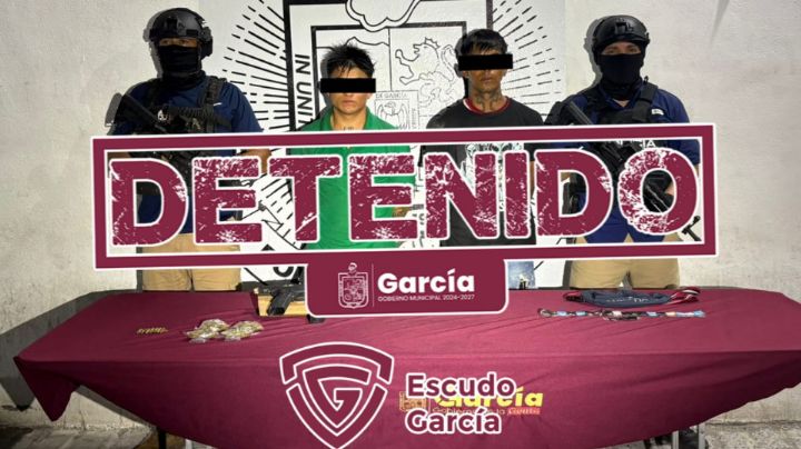 Manuel Guerra destaca detención de 2 por robo violento en tienda de conveniencia en García, NL