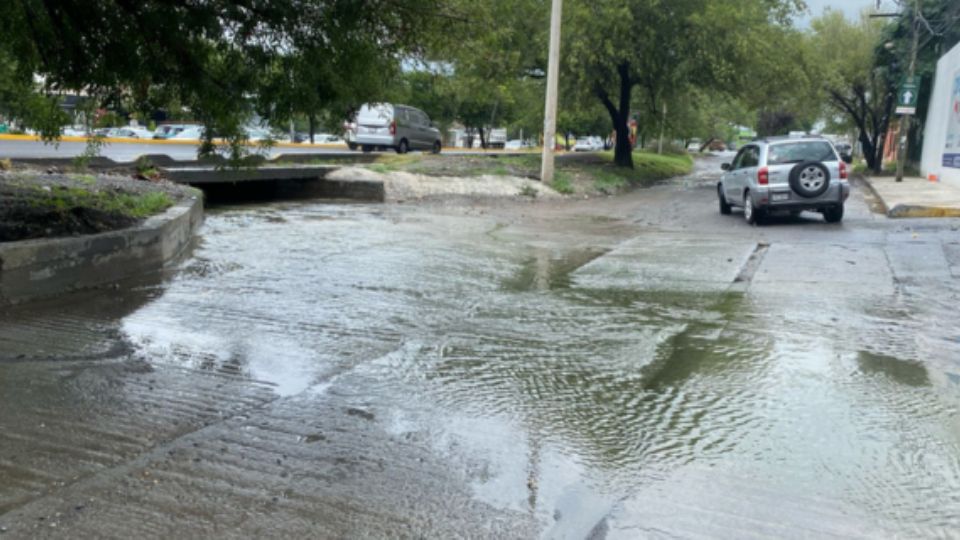 Encharcamiento en Guadalupe.