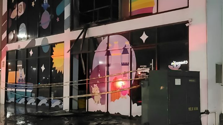 Se incendia salón de fiestas infantiles en San Nicolás