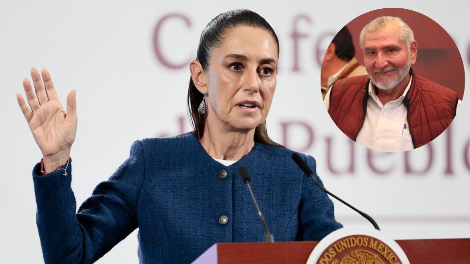 Claudia Sheinbaum, presidenta de México, en conferencia de prensa