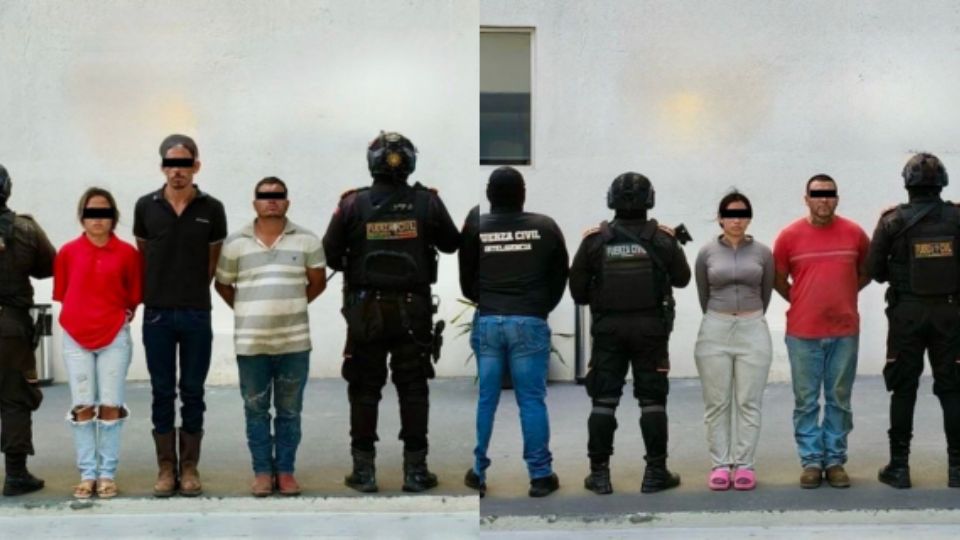 Detenidos.