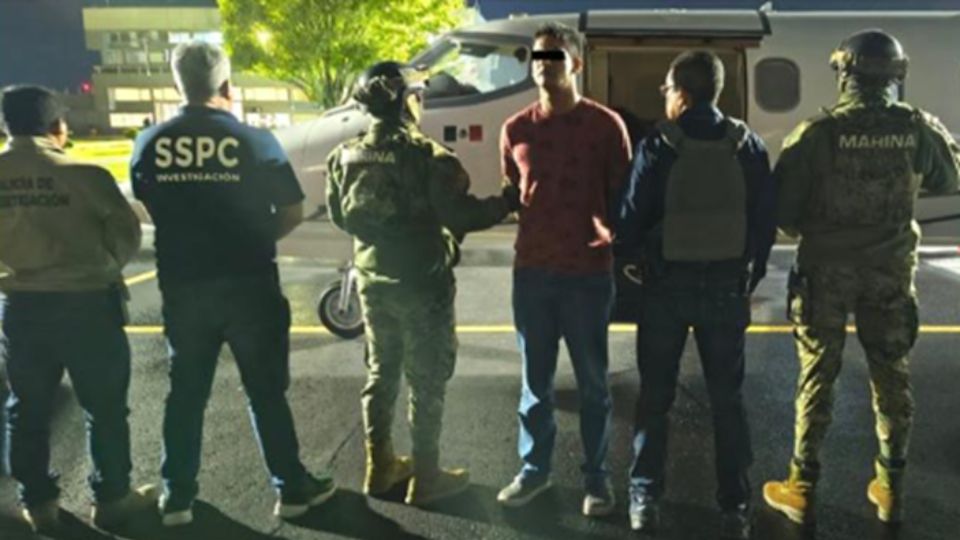 'El Caiser', masculino detenido en Puebla | X / @FiscaliaPuebla