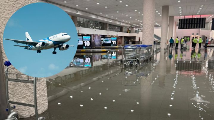 Lluvias ahogan al AICM: Reportan vuelos cancelados y 19 mil pasajeros afectados