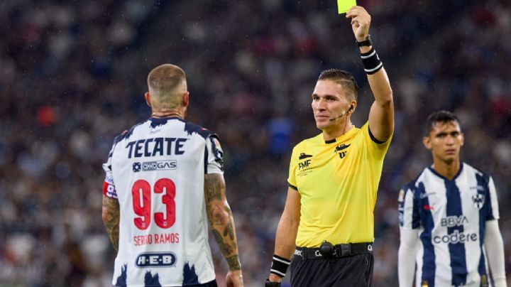 Rayados: Sergio Ramos está a una amonestación de ser suspendido