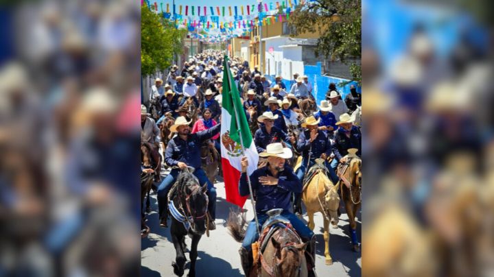 Celebra Agualeguas 350 años de su fundación con cabalgata y música