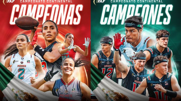 México gana el Americas Flag Football 2025 en ramas femenil y varonil
